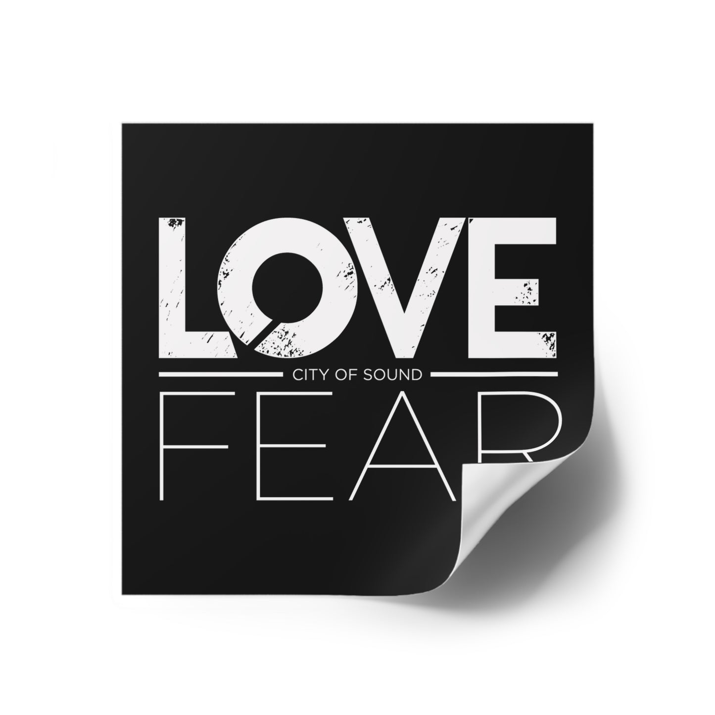 Love Over Fear Sticker
