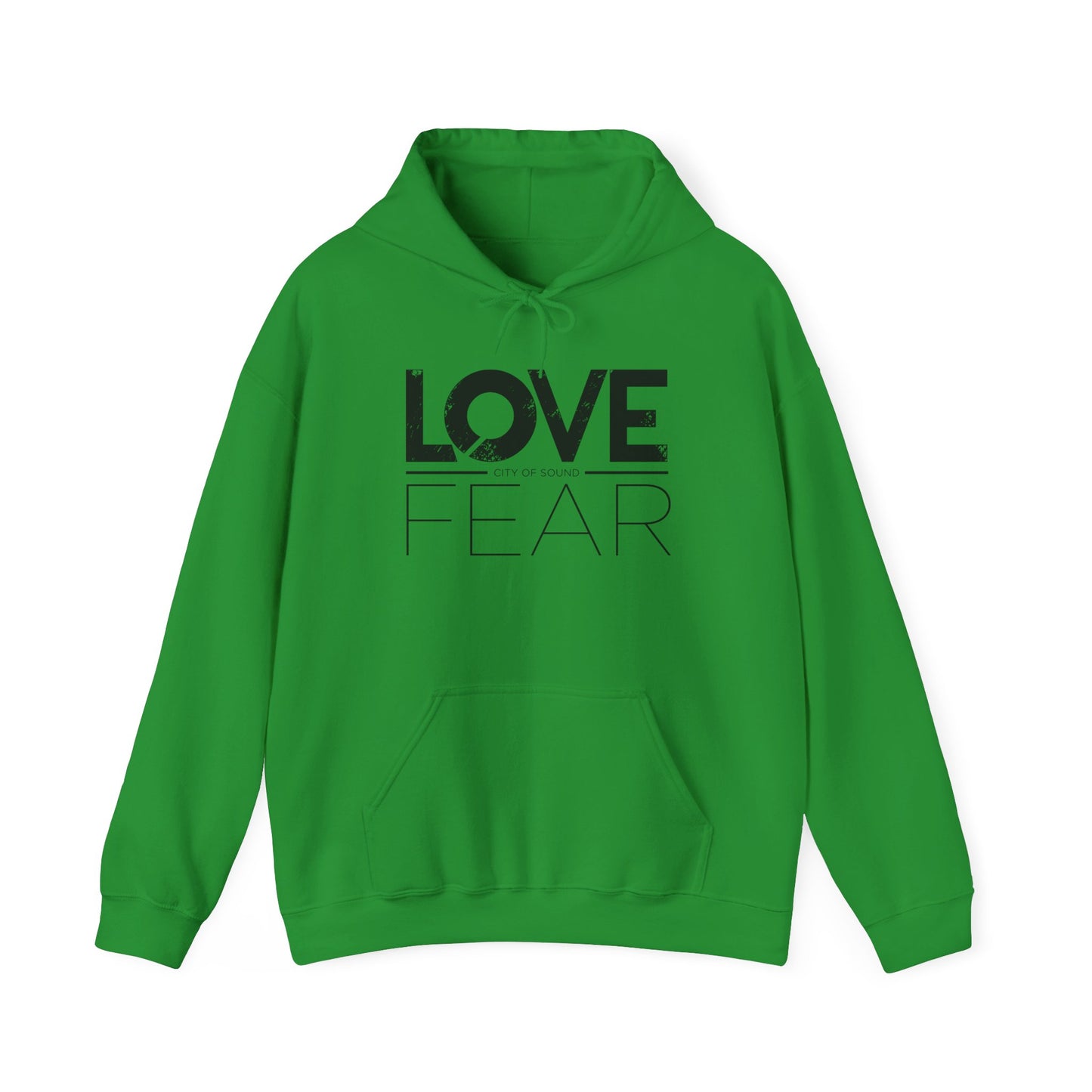 Love Over Fear Hoodie (Black txt)