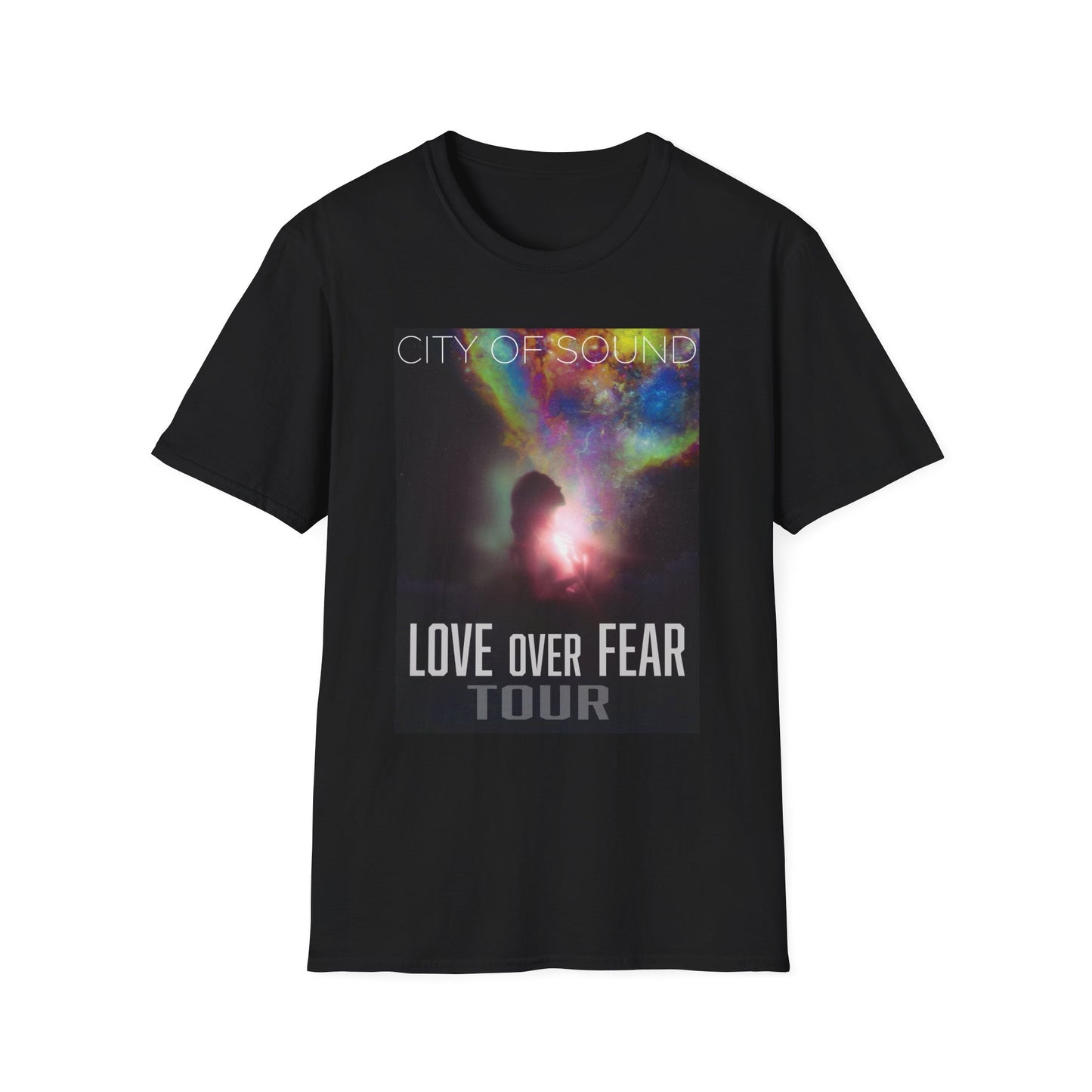 Love Over Fear Tour T-Shirt — City of Sound Concert Tee