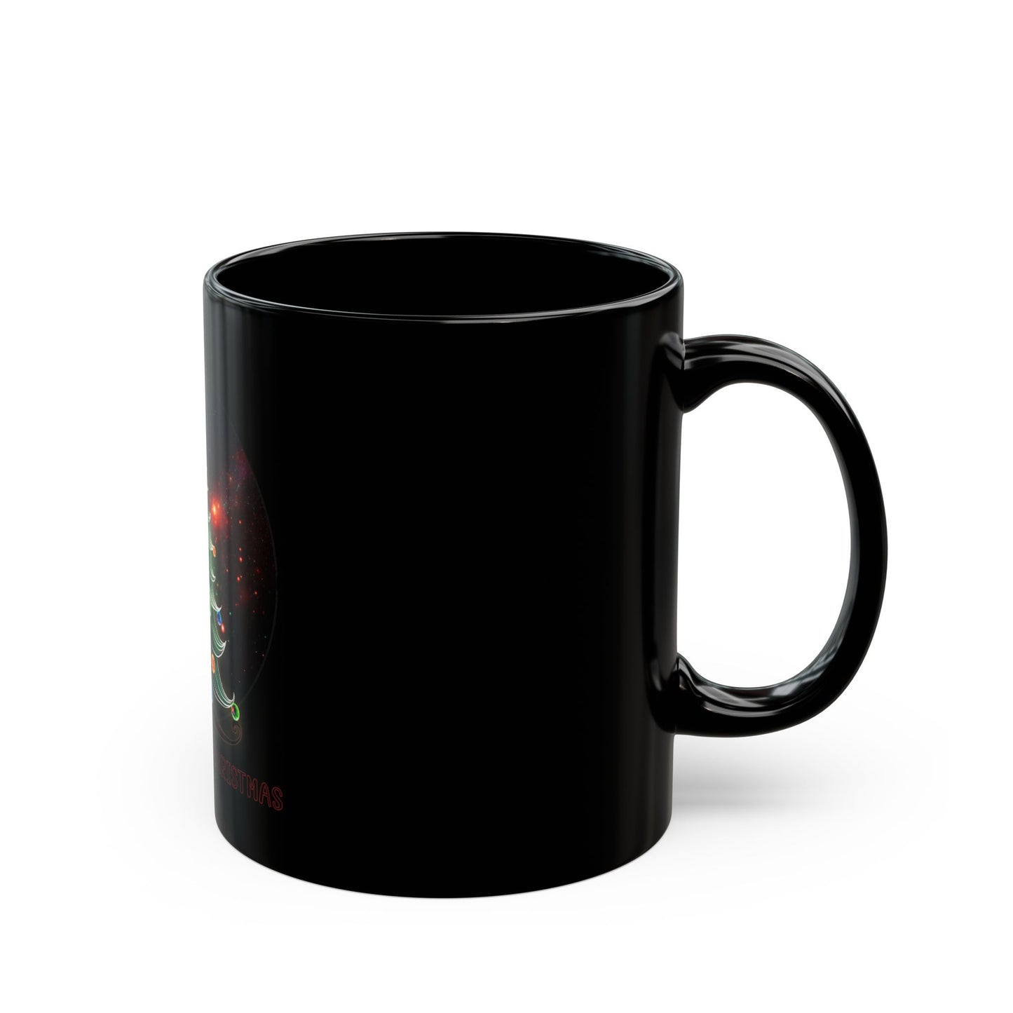 Merry Madness Christmas Mug Black