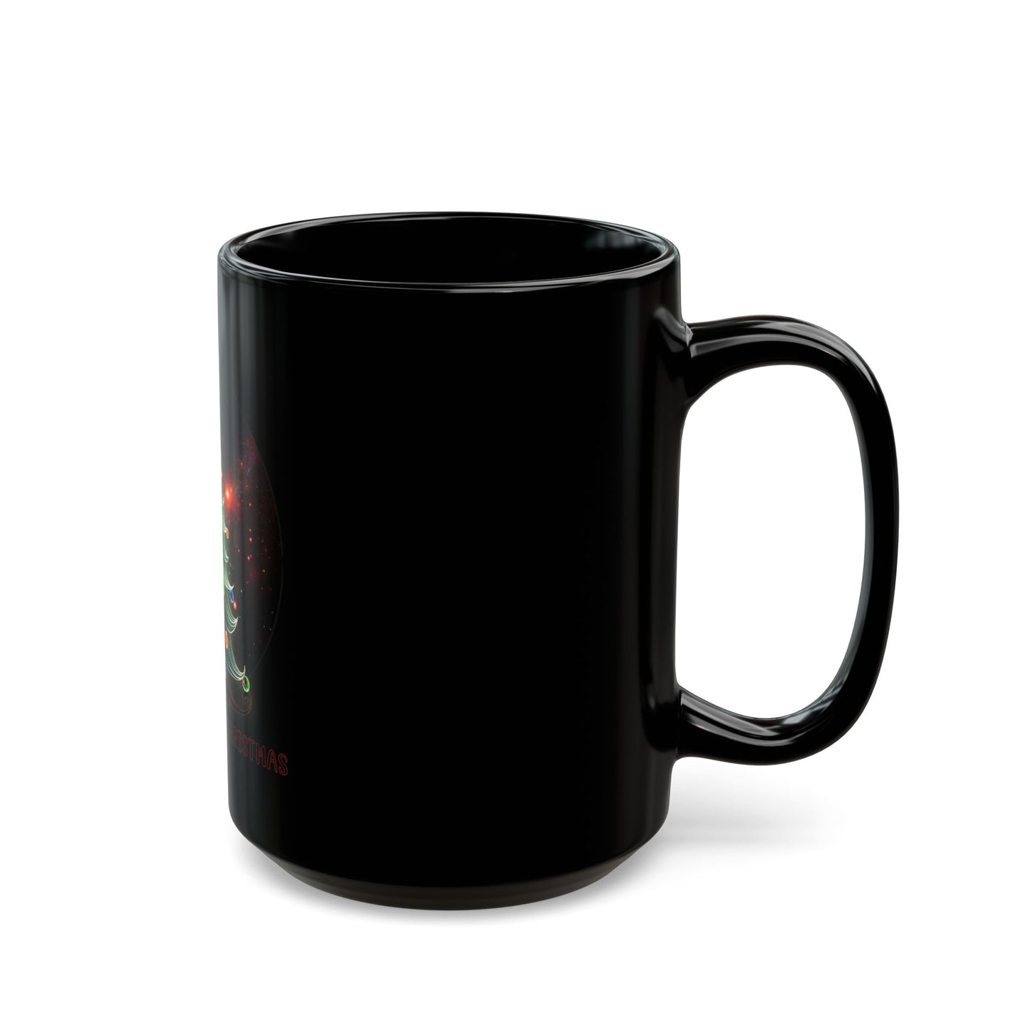 Merry Madness Christmas Mug Black