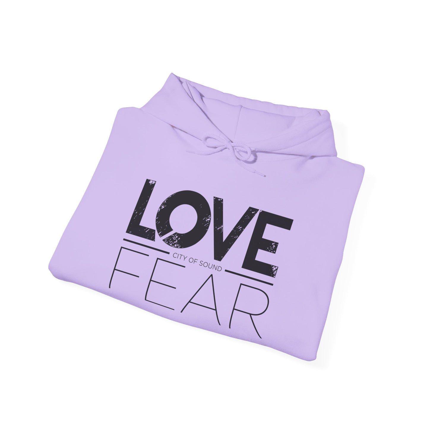 Love Over Fear Hoodie (Black txt)