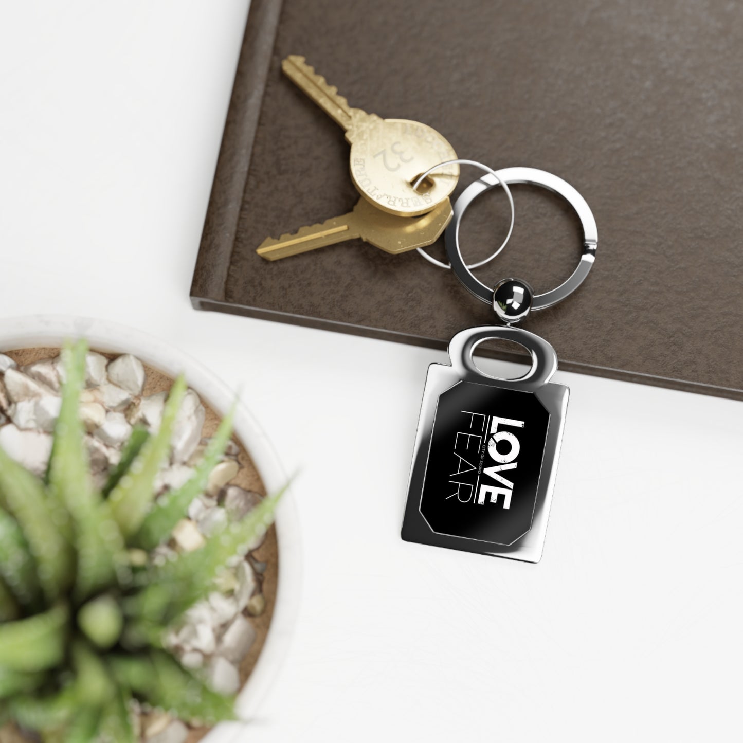 Love Over Fear Key Chain/Ring