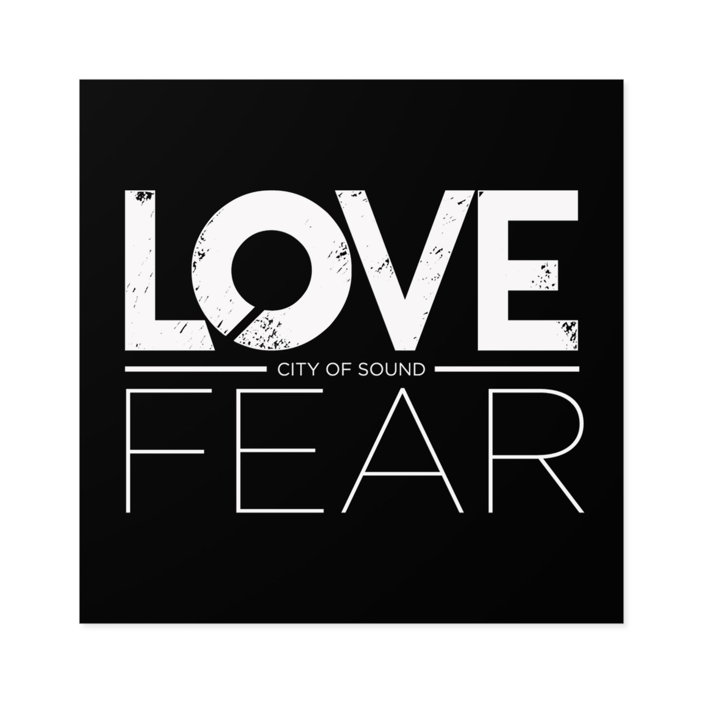 Love Over Fear Sticker