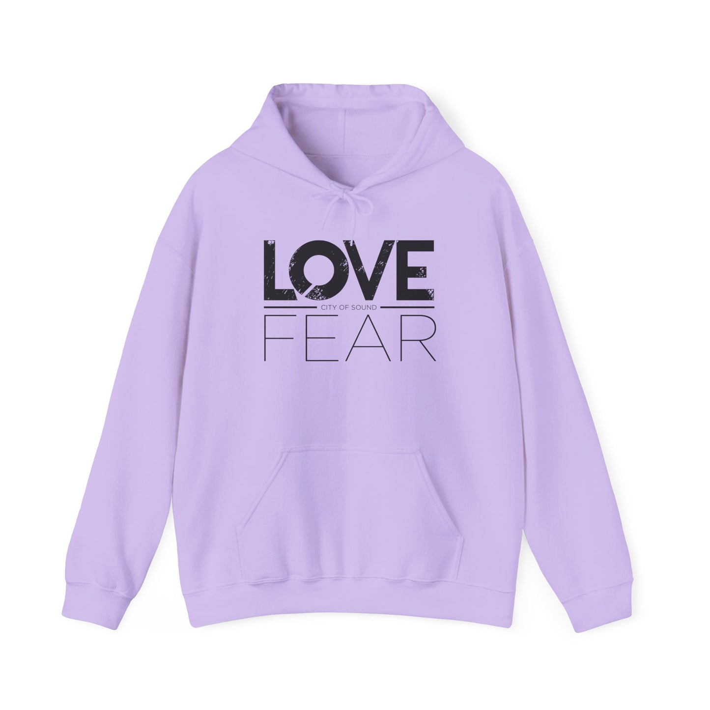 Love Over Fear Hoodie (Black txt)