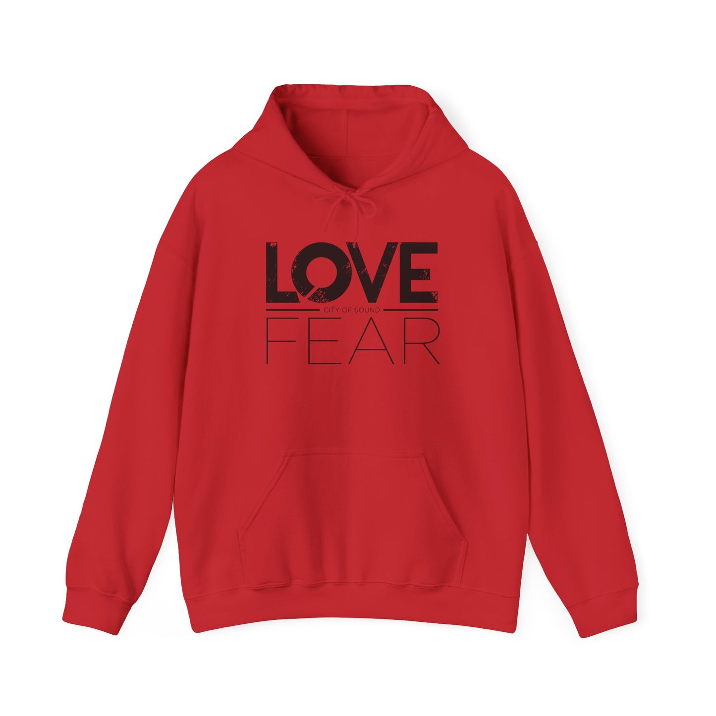 Love Over Fear Hoodie (Black txt)