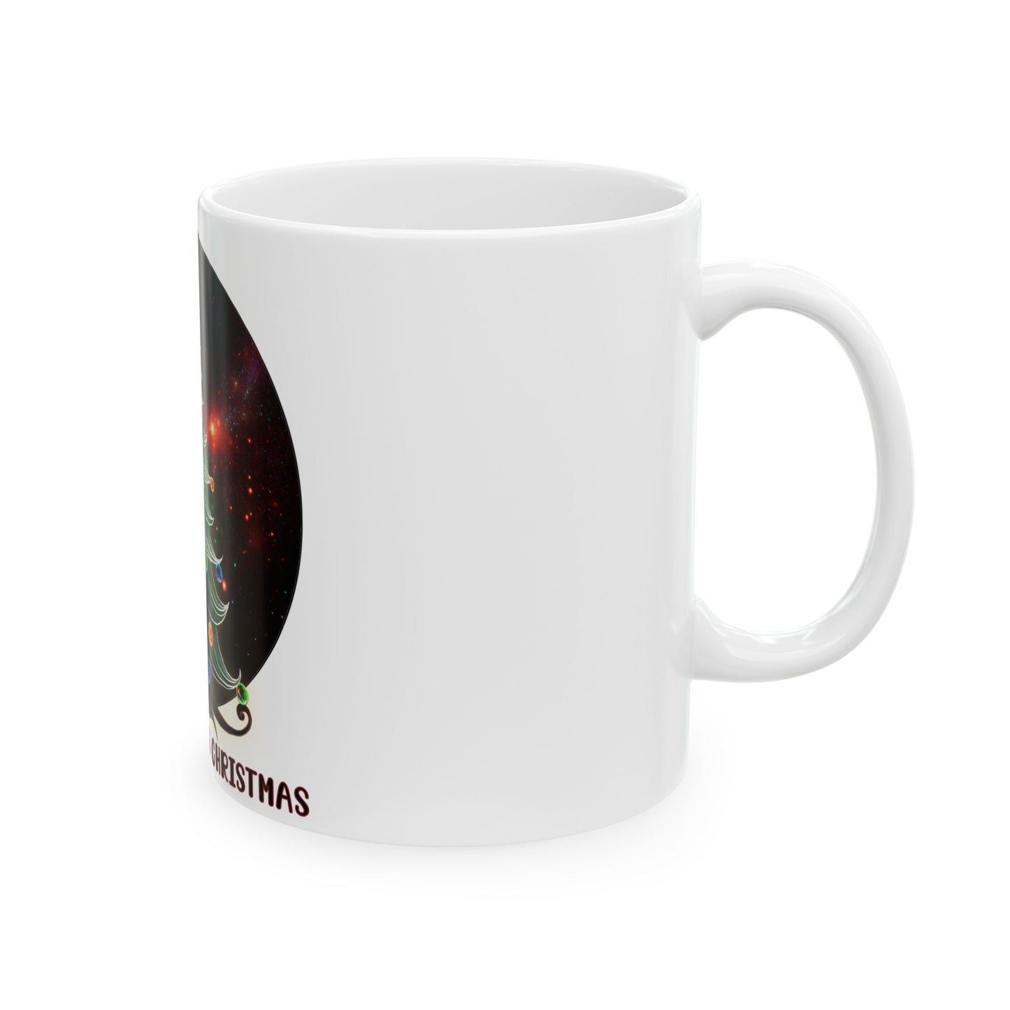 Merry Madness Christmas Mug White