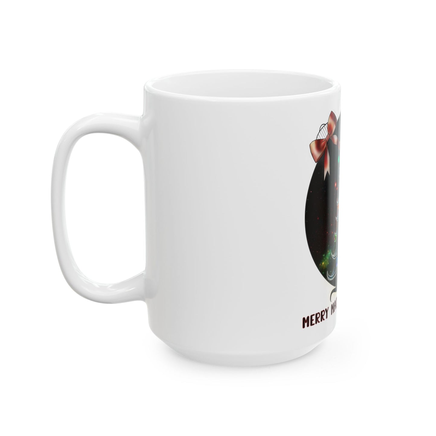 Merry Madness Christmas Mug White
