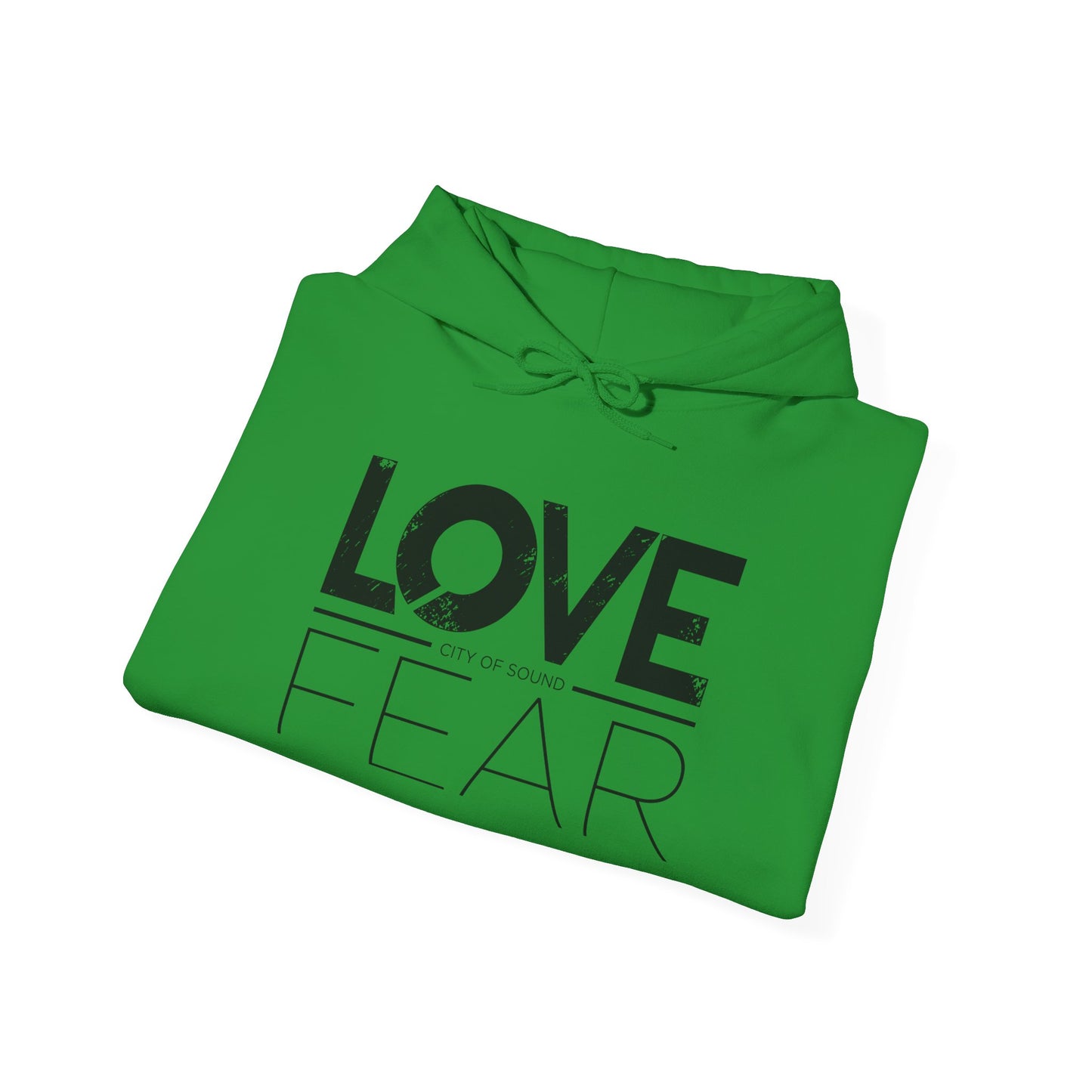 Love Over Fear Hoodie (Black txt)